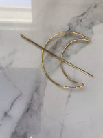 Lua brass Hair pin
