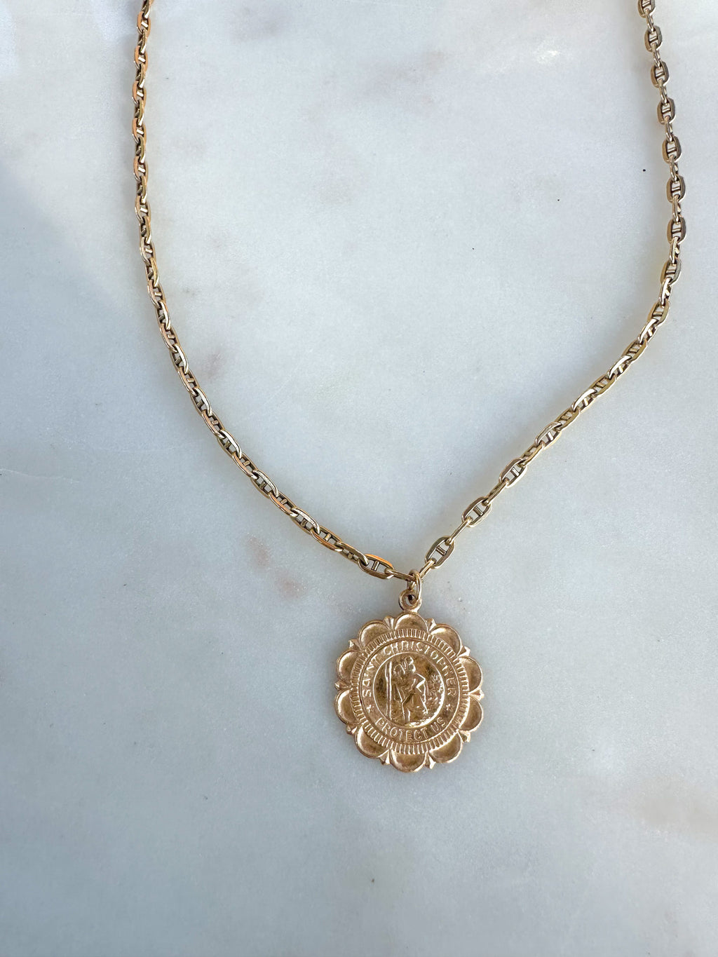 St. Christopher with Nautical chain