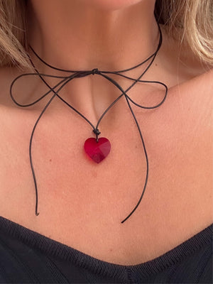 Te amo heart necklace