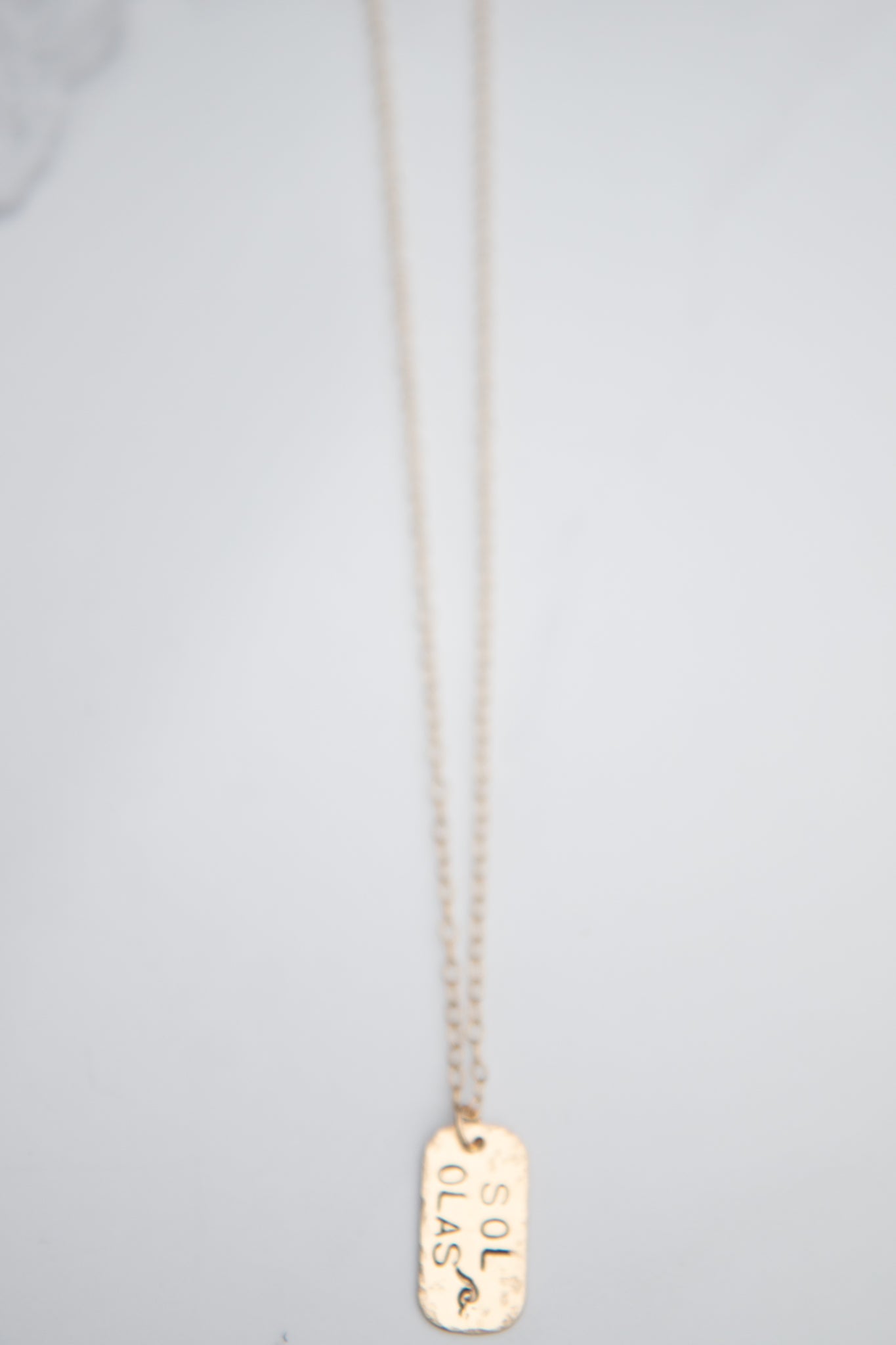 Sol Olas tag Necklace