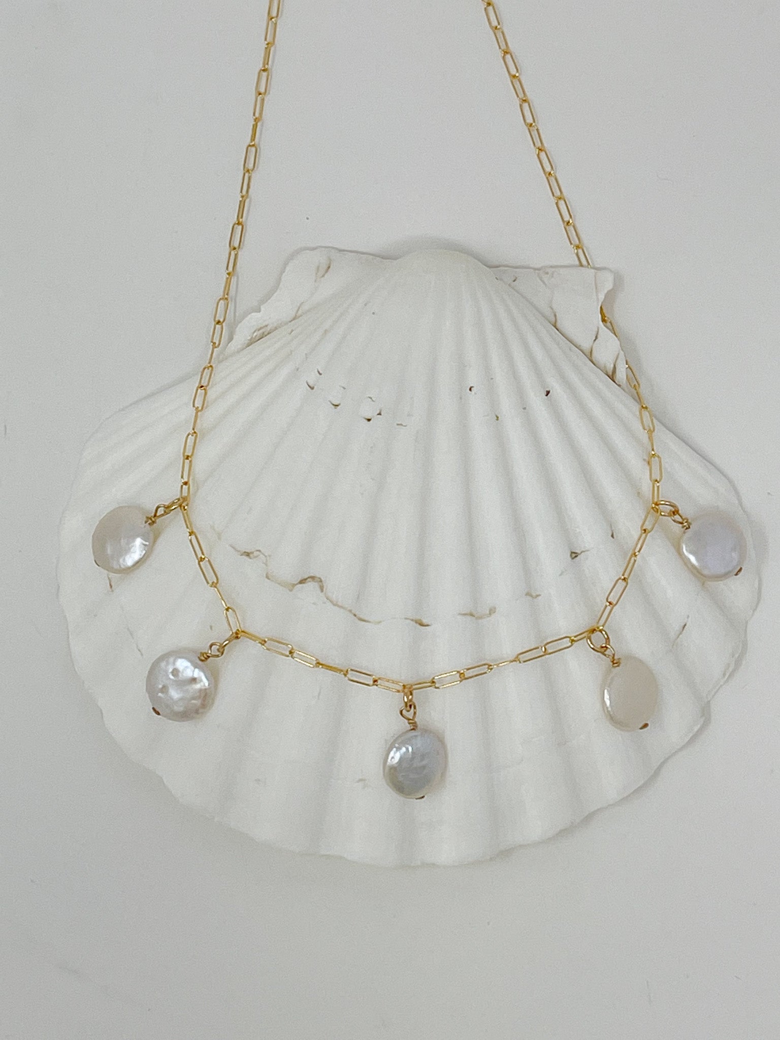 Fiji coin Pearl necklace