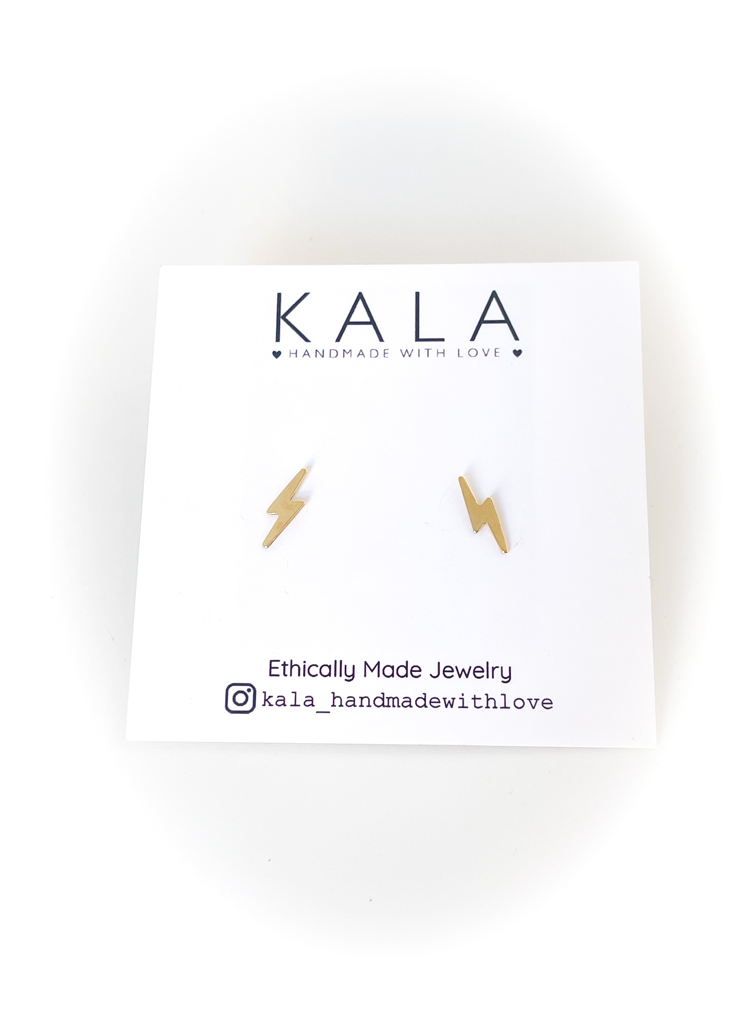 Lightning bolt studs