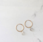 Herkimer Diamond Baby Hoops